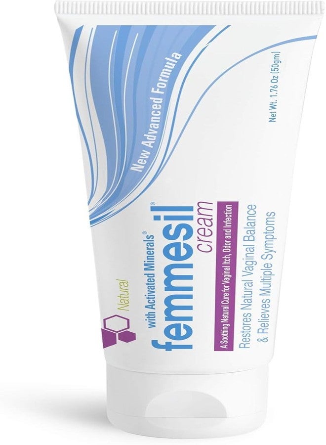 Aidance Femmesil Yeast Infection Treatment for Women, with Clotrimazole, Antifungal Vaginal Cream for Soothing Relief of Vaginal Itch & Irritation, Burning & Discomfort, 1.7oz Tube - Image 1